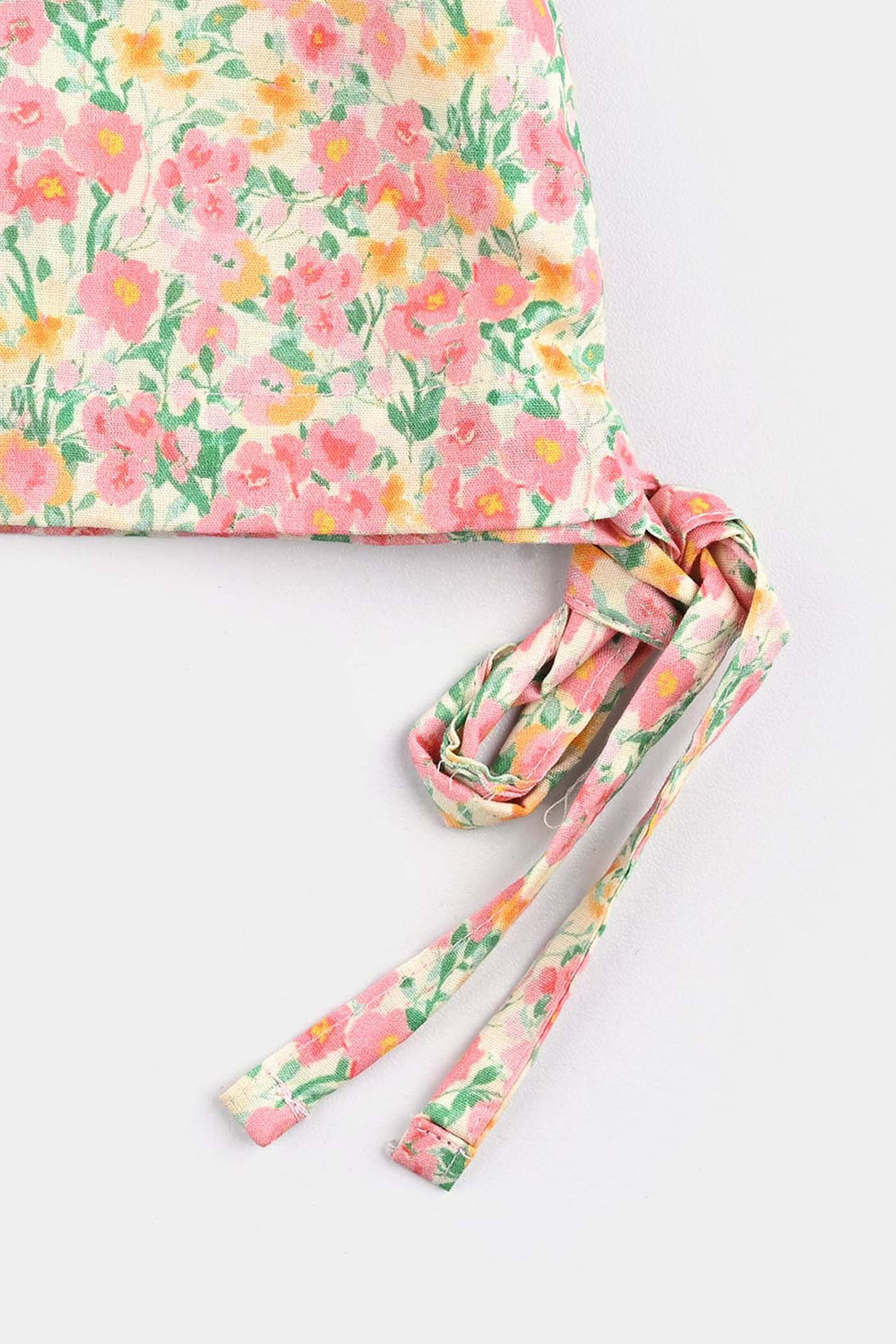 Girls Cotton Poplin Casual Top Baby Floral-Multi