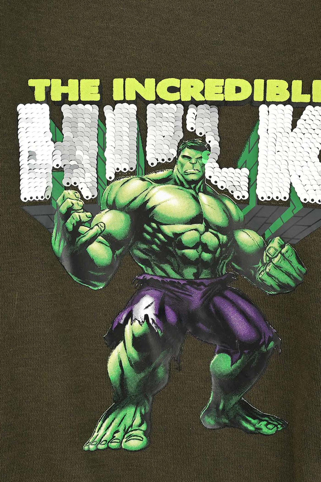 Boys Fleece Sweatshirt Character-Olive