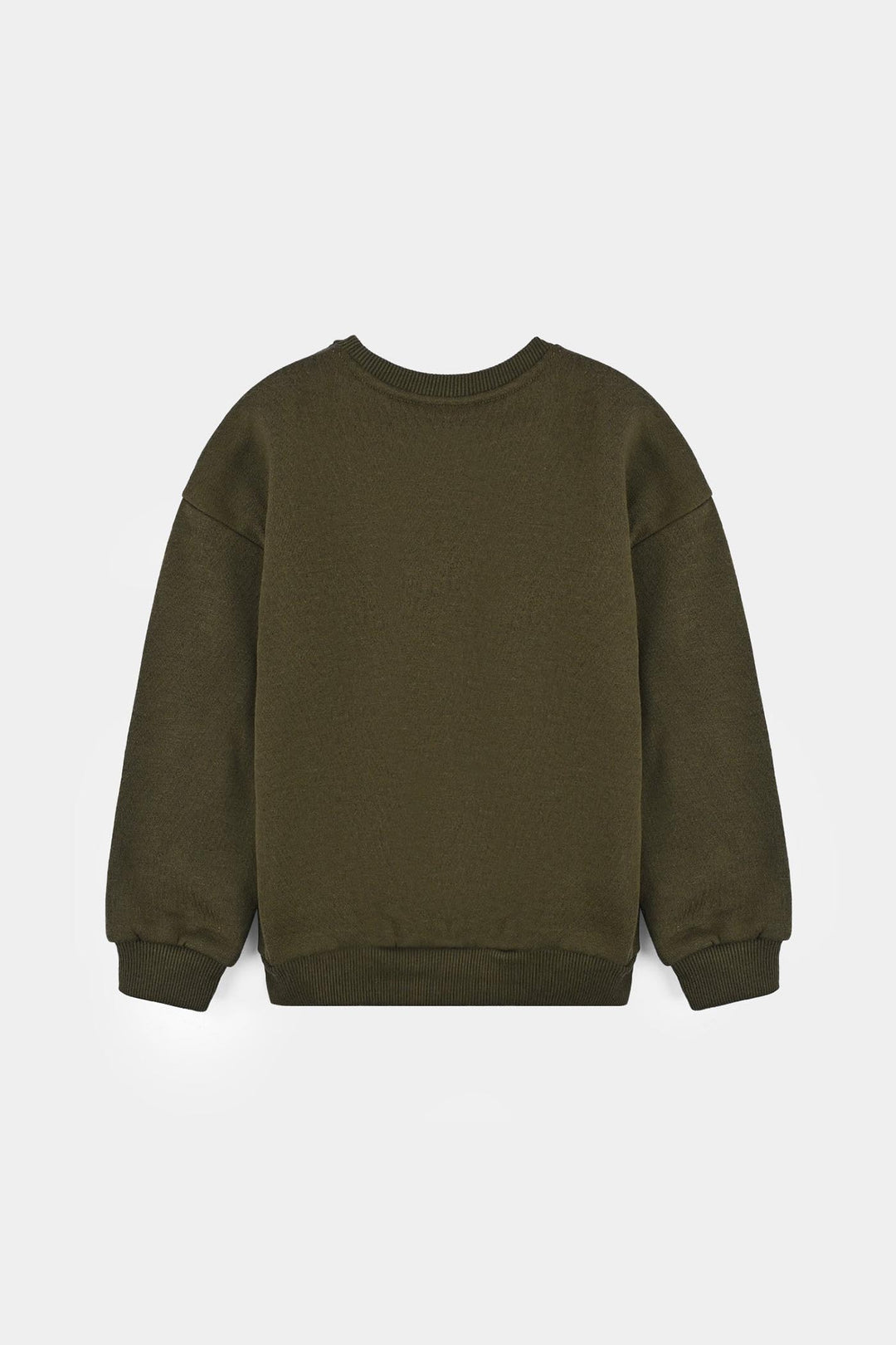 Boys Fleece Sweatshirt Character-Olive