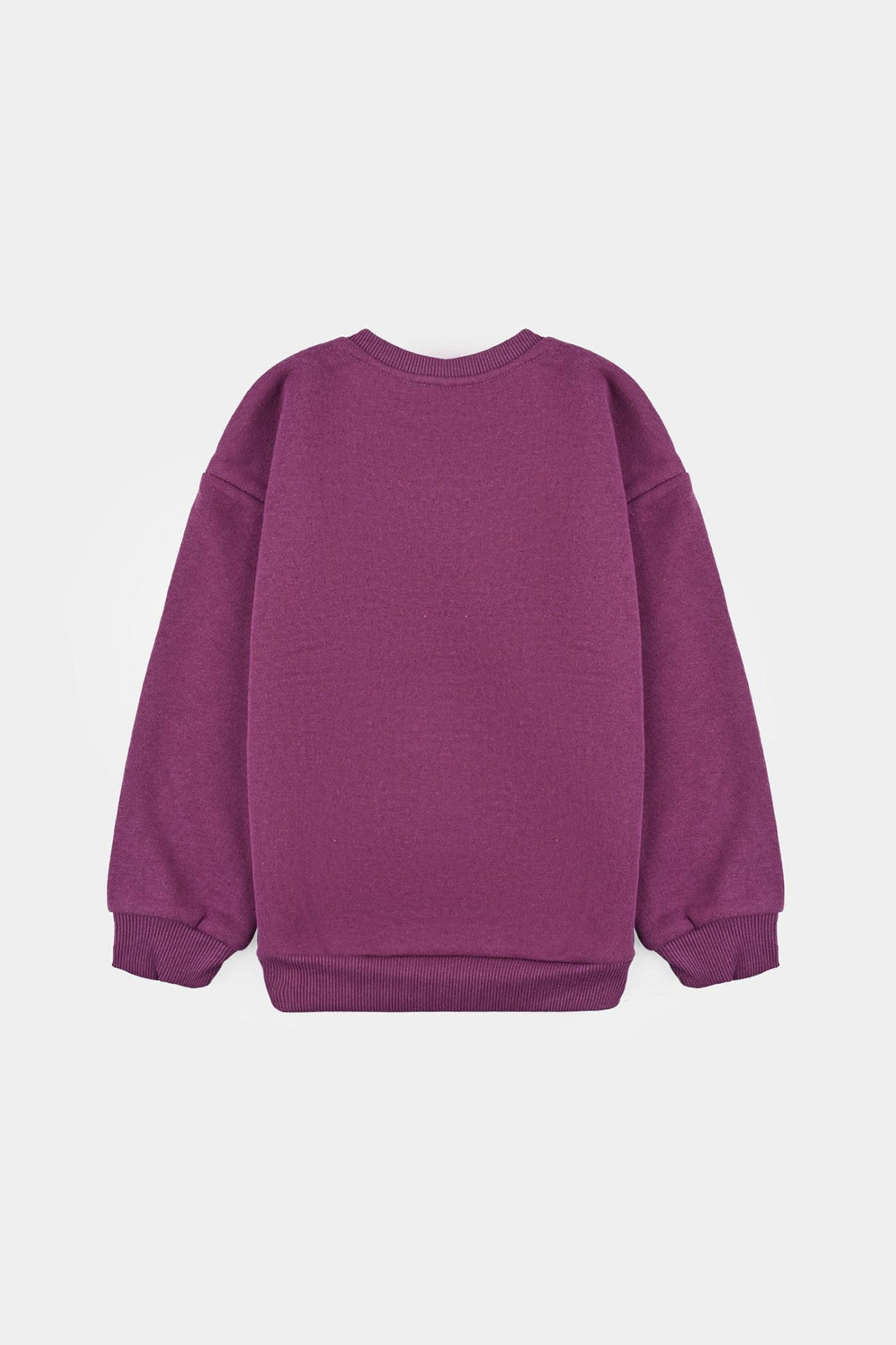 Girls Fleece Sweatshirt Need Love-PURPLE