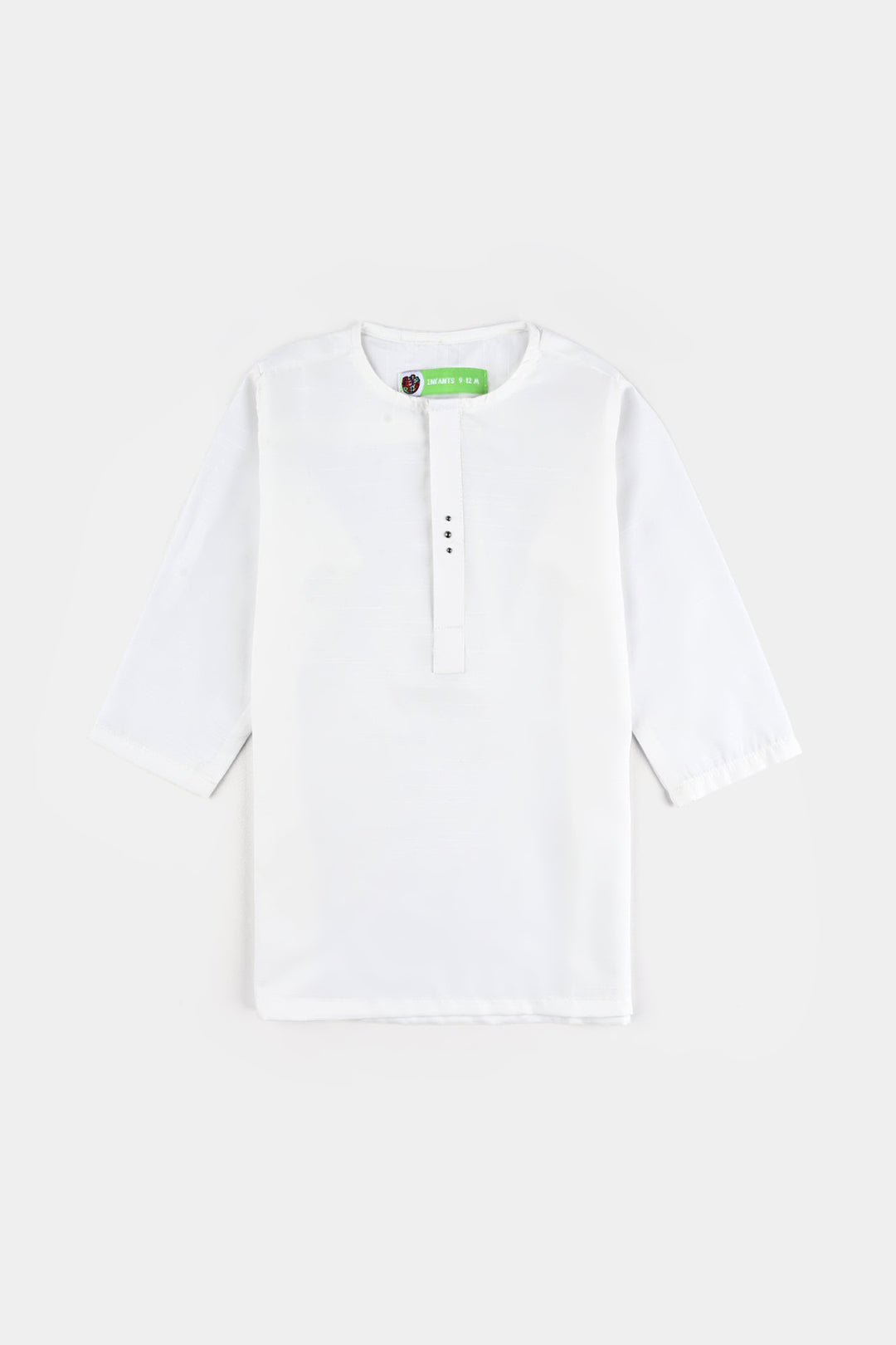 Infant Boys Poly Viscose 3 Piece Suit-White
