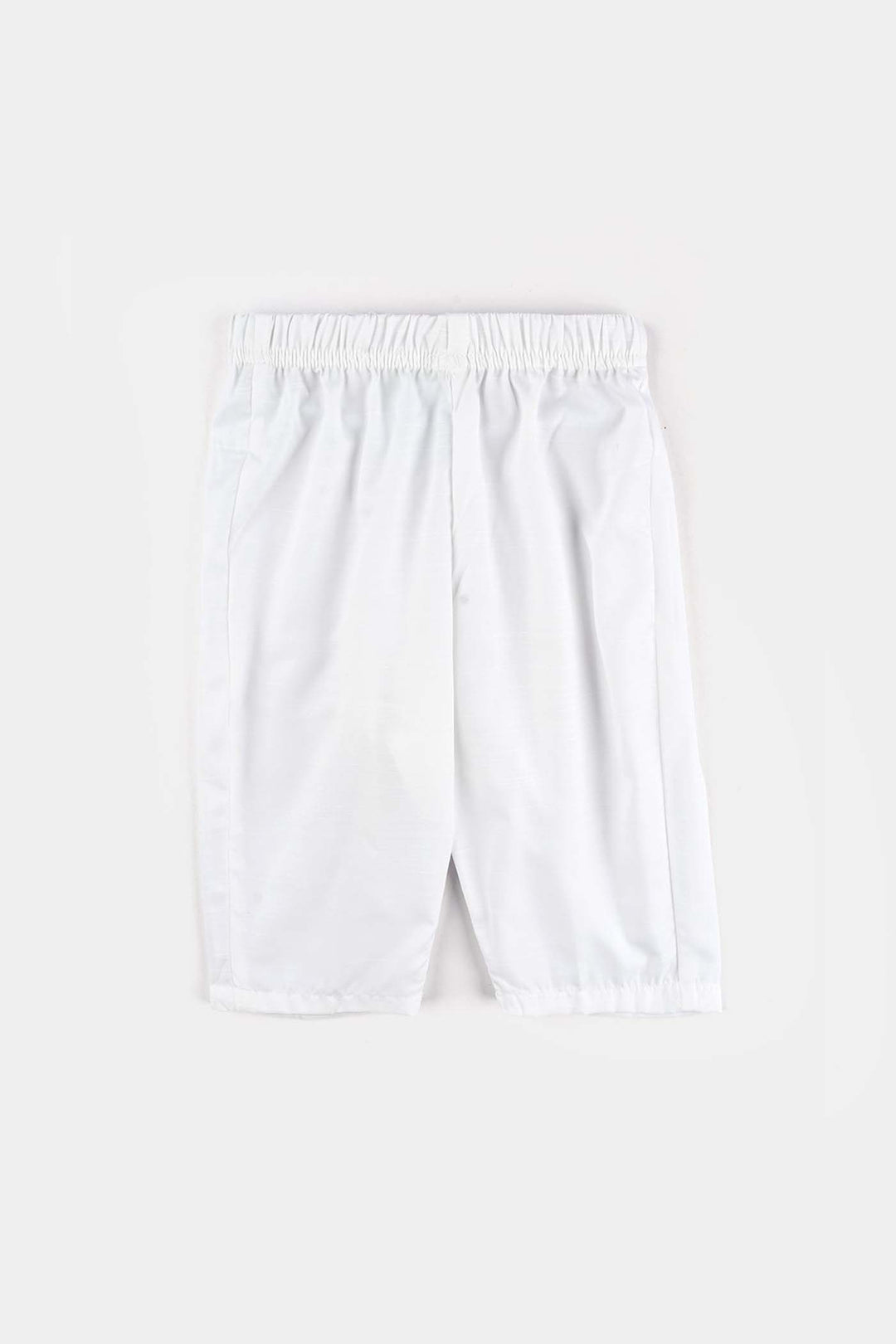 Infant Boys Poly Viscose 3 Piece Suit-White