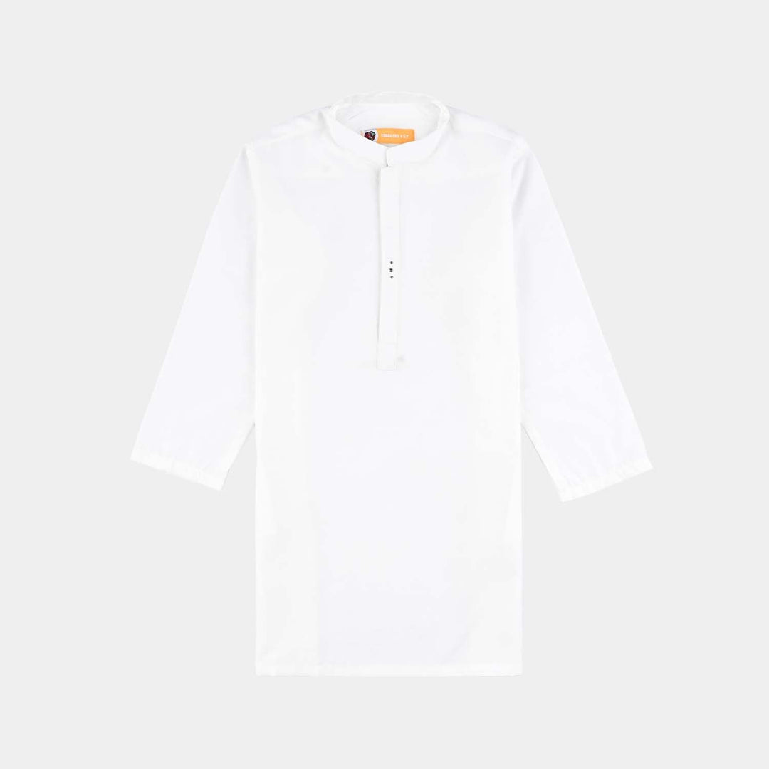 Boys Poly Viscose 3 Piece Suit-White