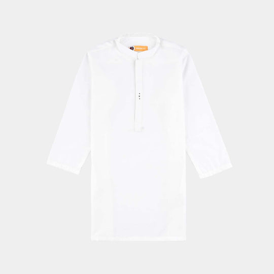 Boys Poly Viscose 3 Piece Suit-White