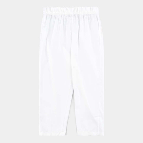 Boys Poly Viscose 3 Piece Suit-White