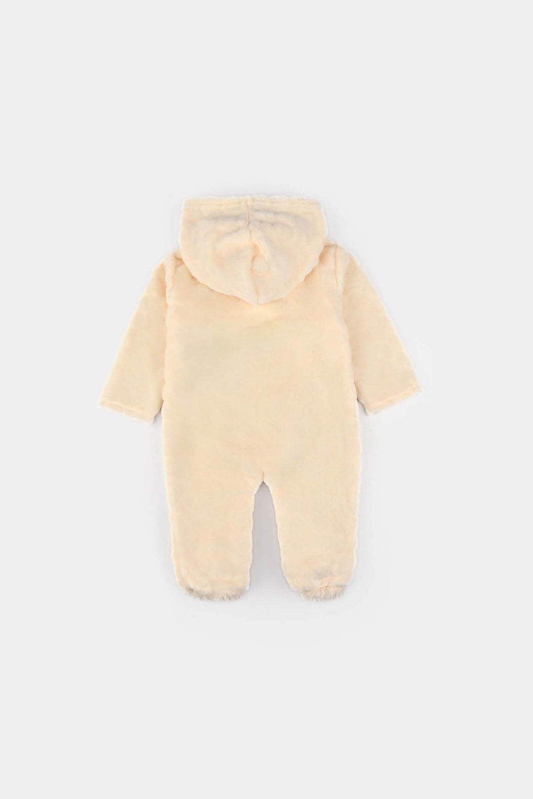 Infant Unisex Sherpa Romper-BEIGE