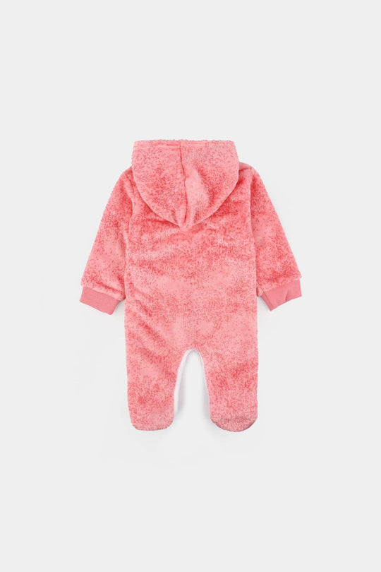 Infant Unisex Velour Romper-White