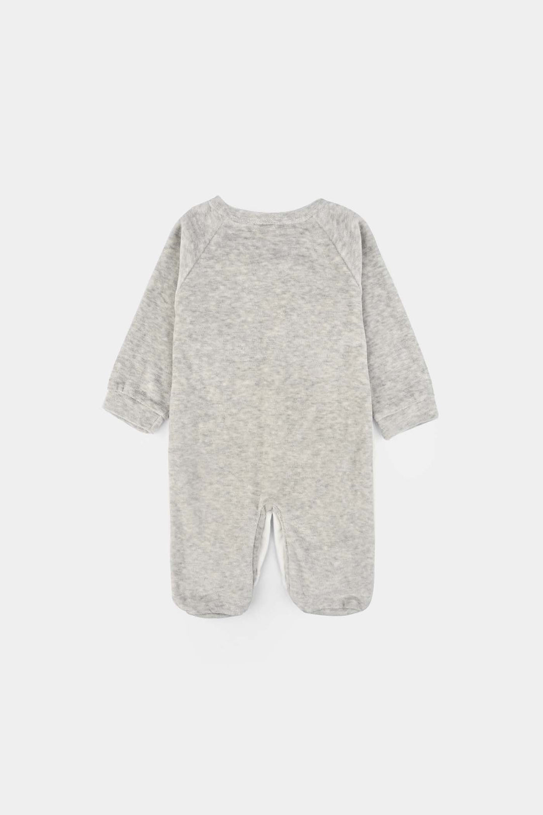 Infant Unisex Terry Romper-GREY