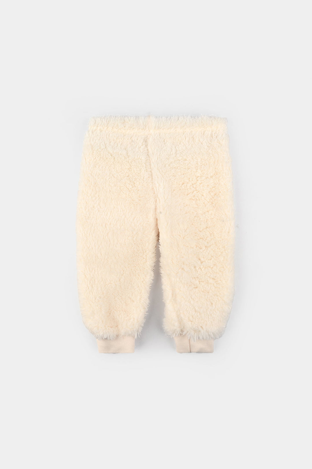 Infant Boys Faux Fur Suit-BEIGE