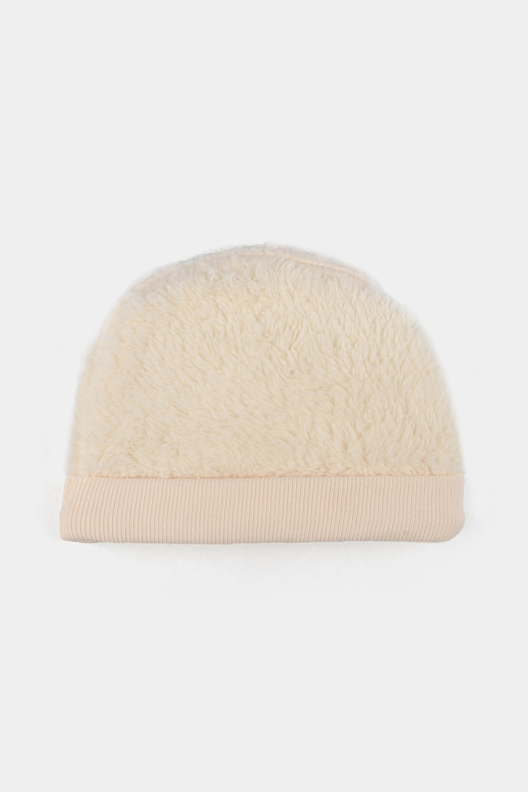 Infant Boys Faux Fur Suit-BEIGE