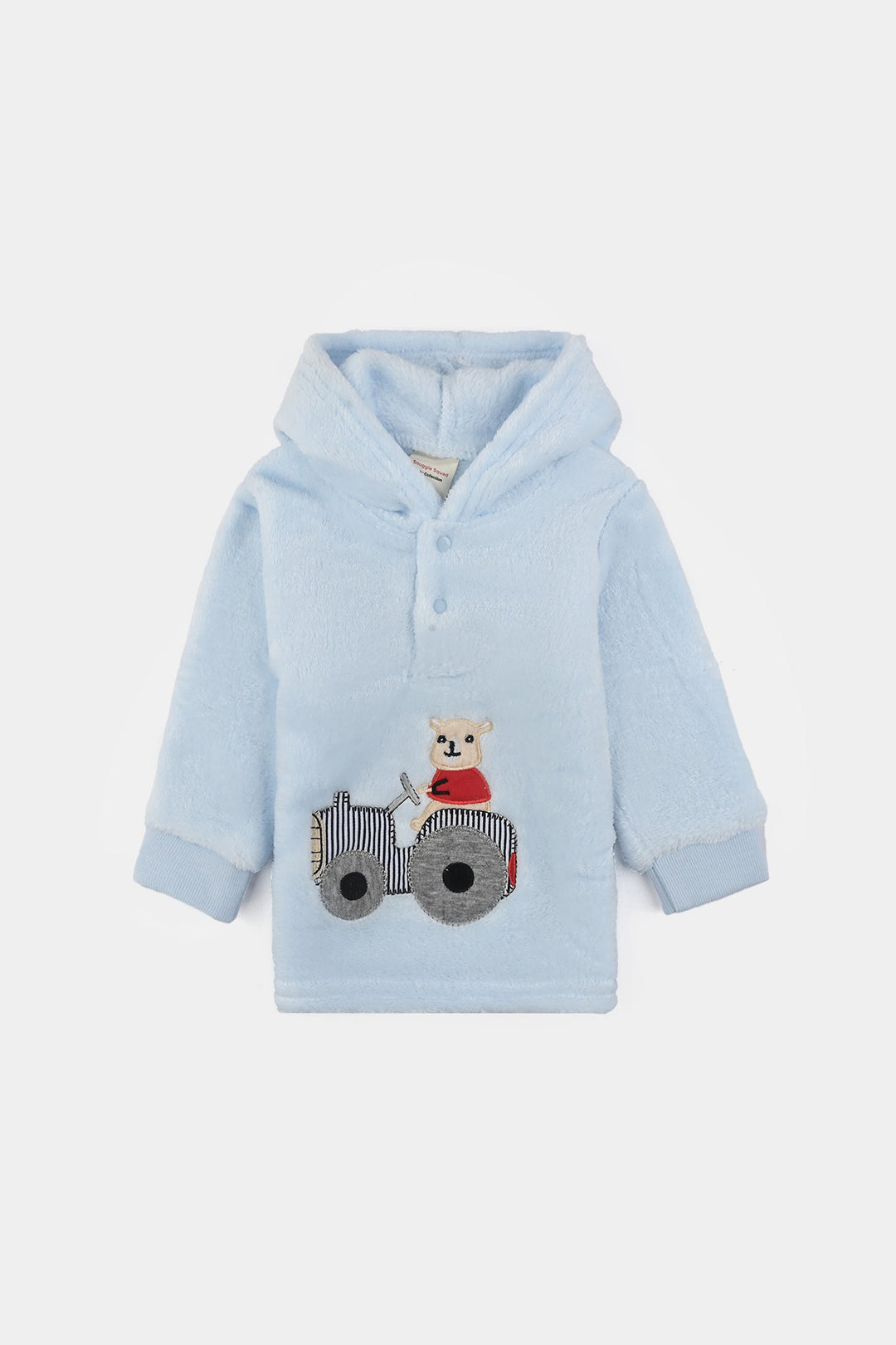 Infant Boys Faux fur Suit-BLUE