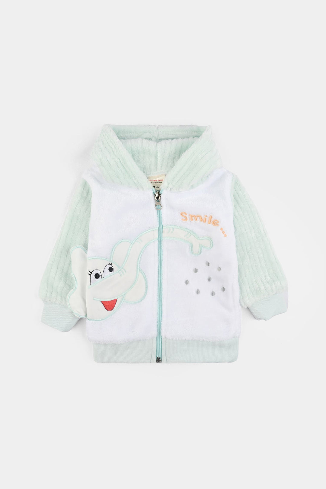 Infant Boys Faux fur Suit-GREEN