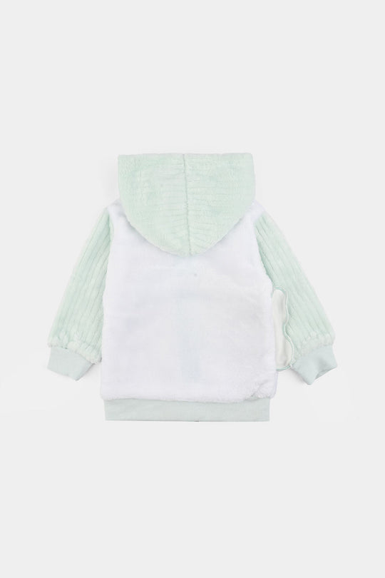 Infant Boys Faux fur Suit-GREEN