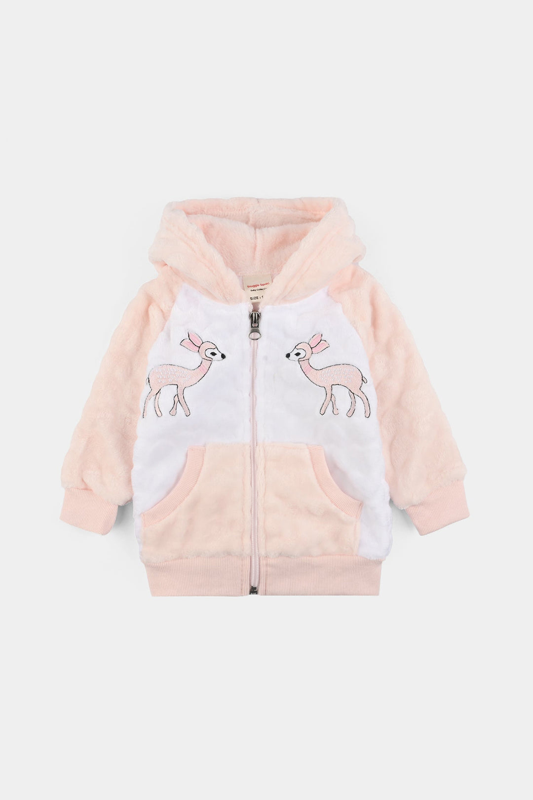 Infant Boys Sherpa Suit-White