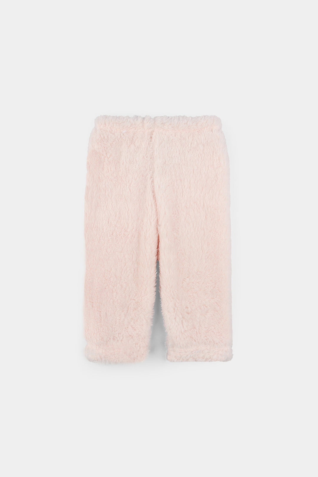 Infant Boys Faux Fur Suit-White