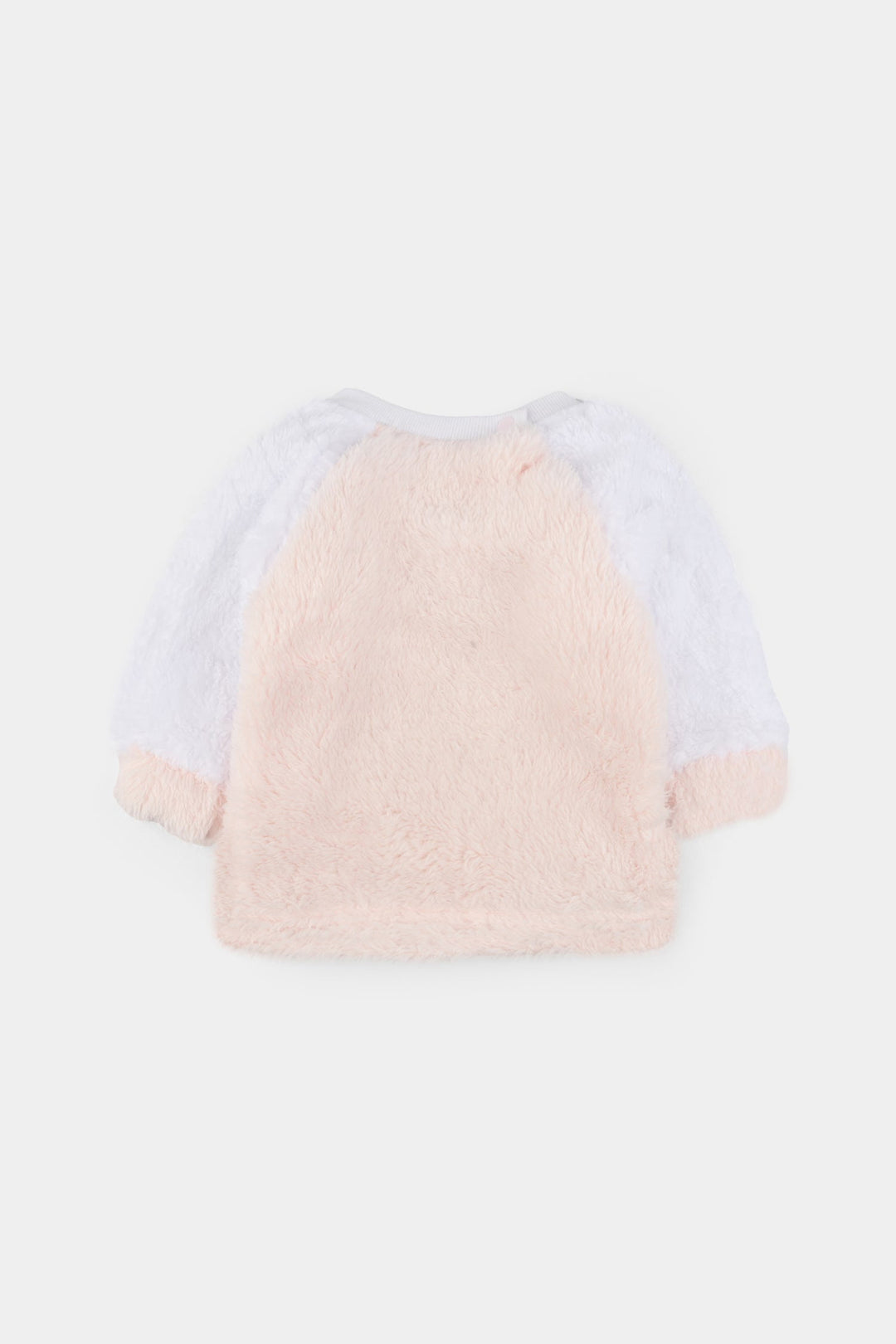 Infant Boys Faux Fur Suit-Pink