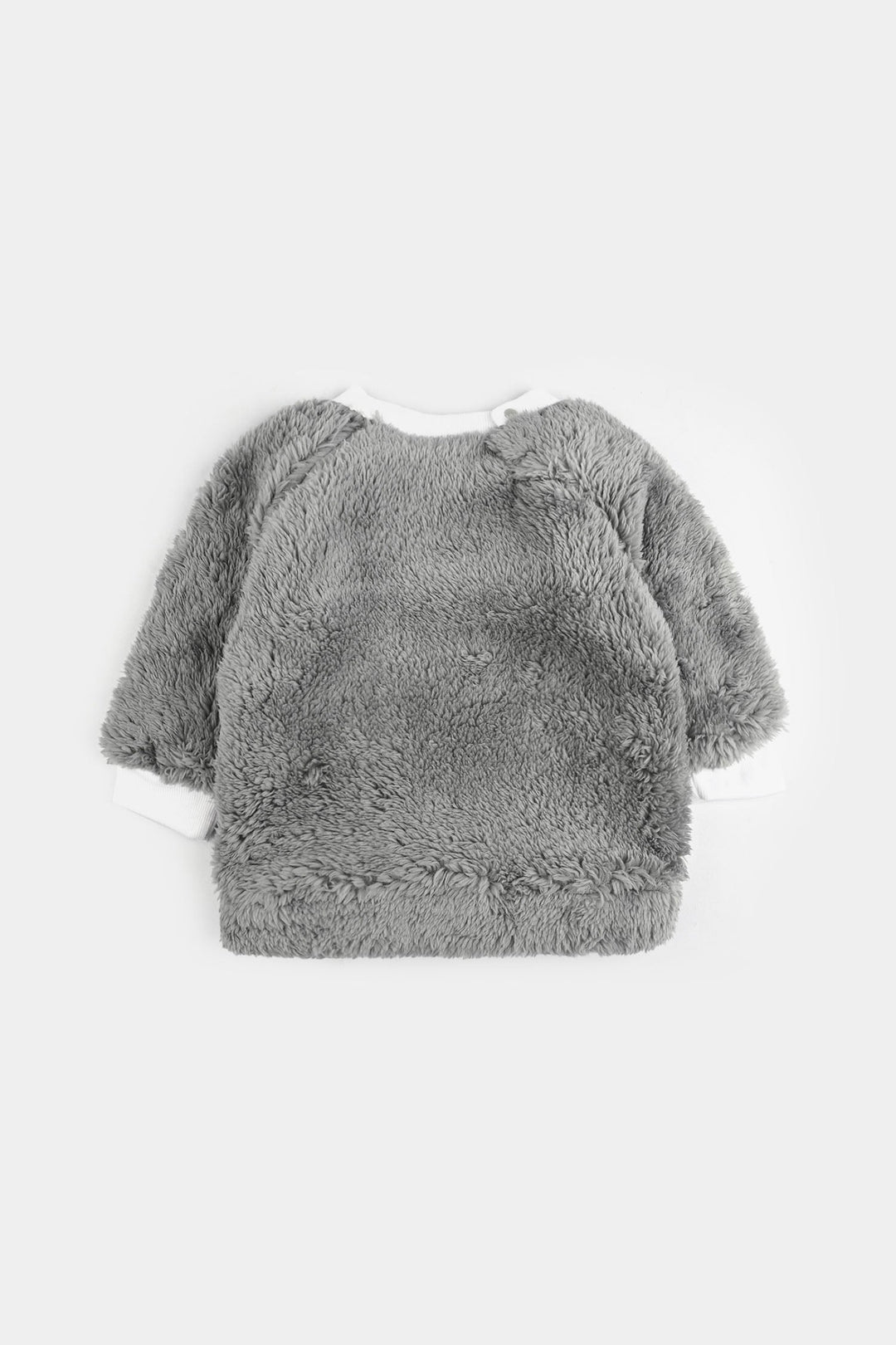 Infant Boys Faux Fur Suit - GREY