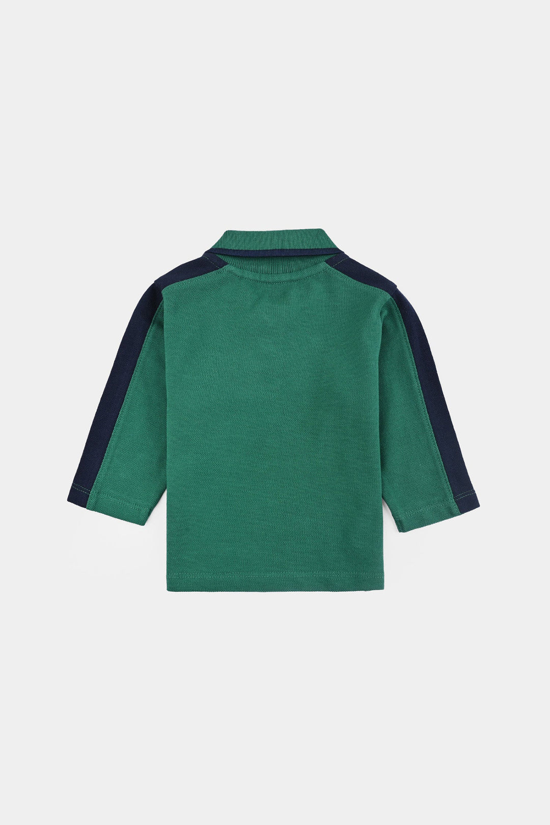 Infant Boys Jumbo Pique Polo F/S Beep Beep - Green
