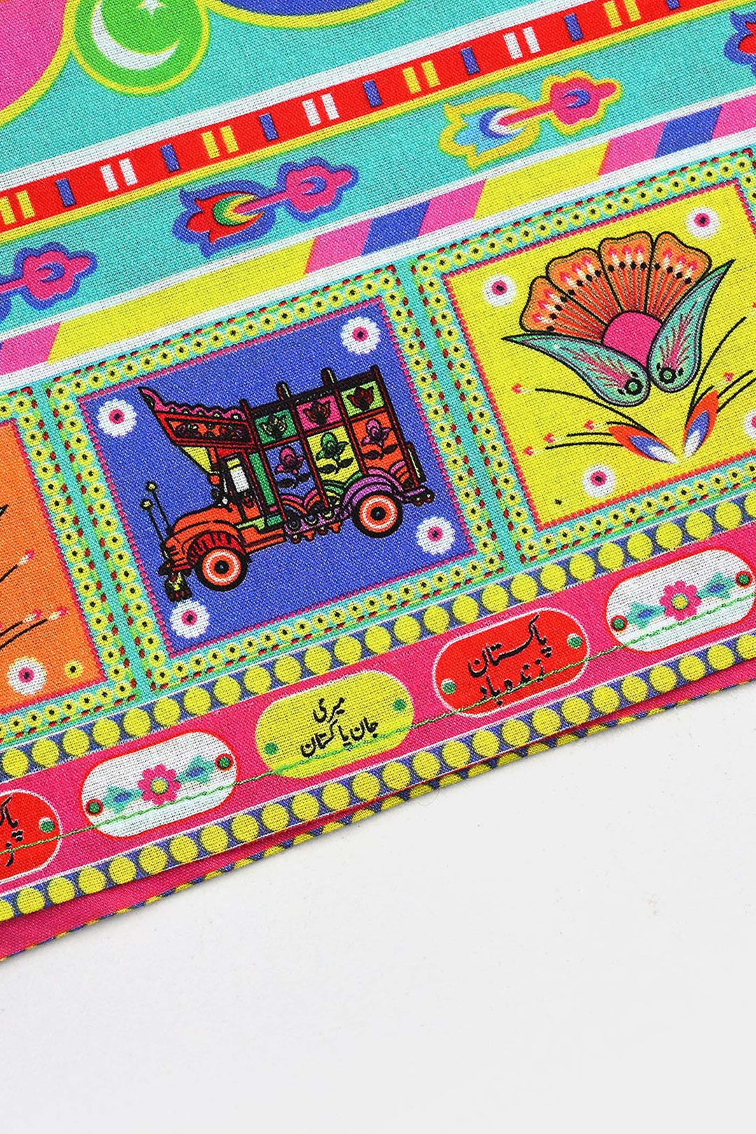 Girls Cotton Printed Kurti independence day-L.Green