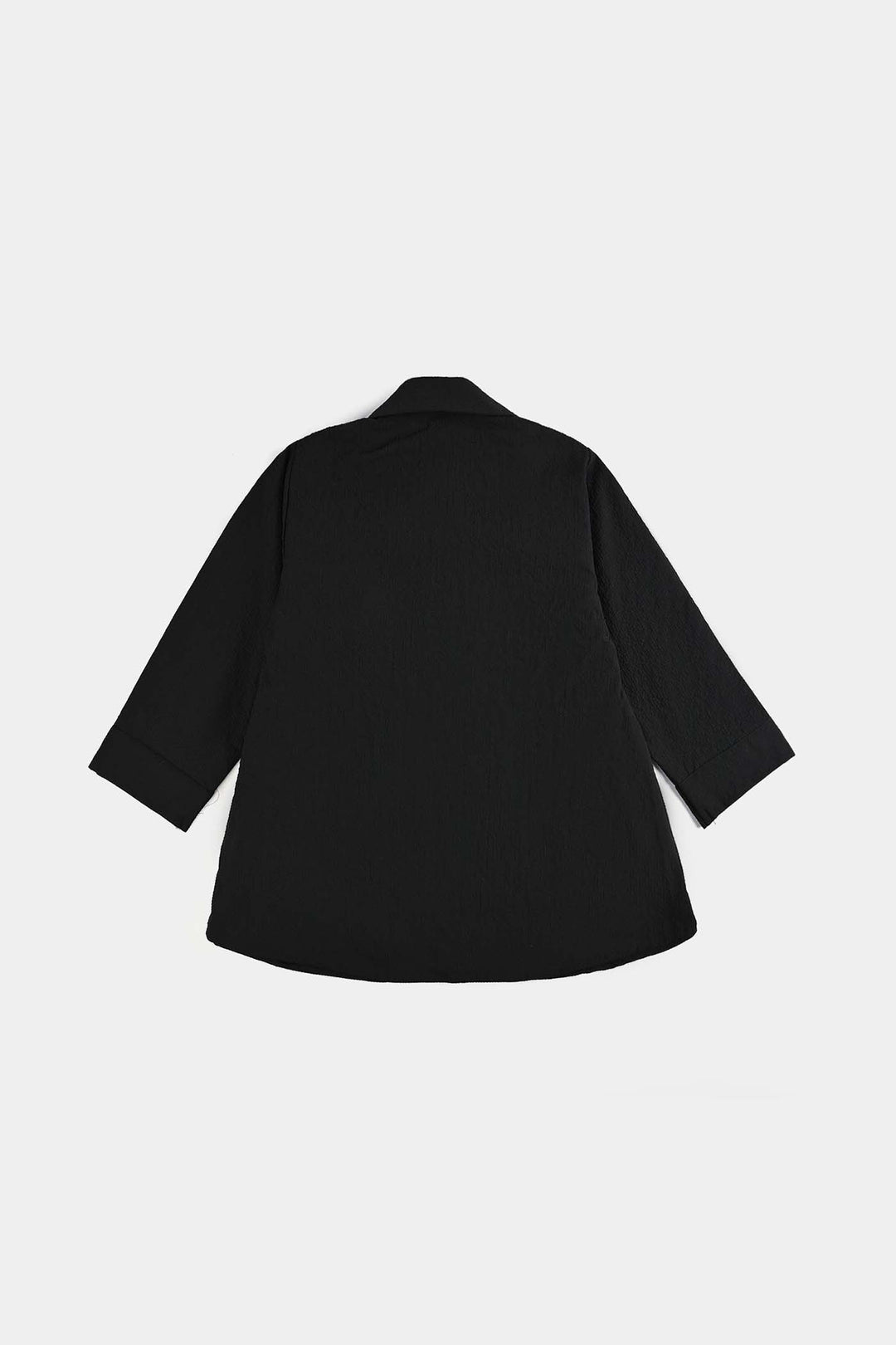 Girls Poly Mesh Casual Top Blended - BLACK