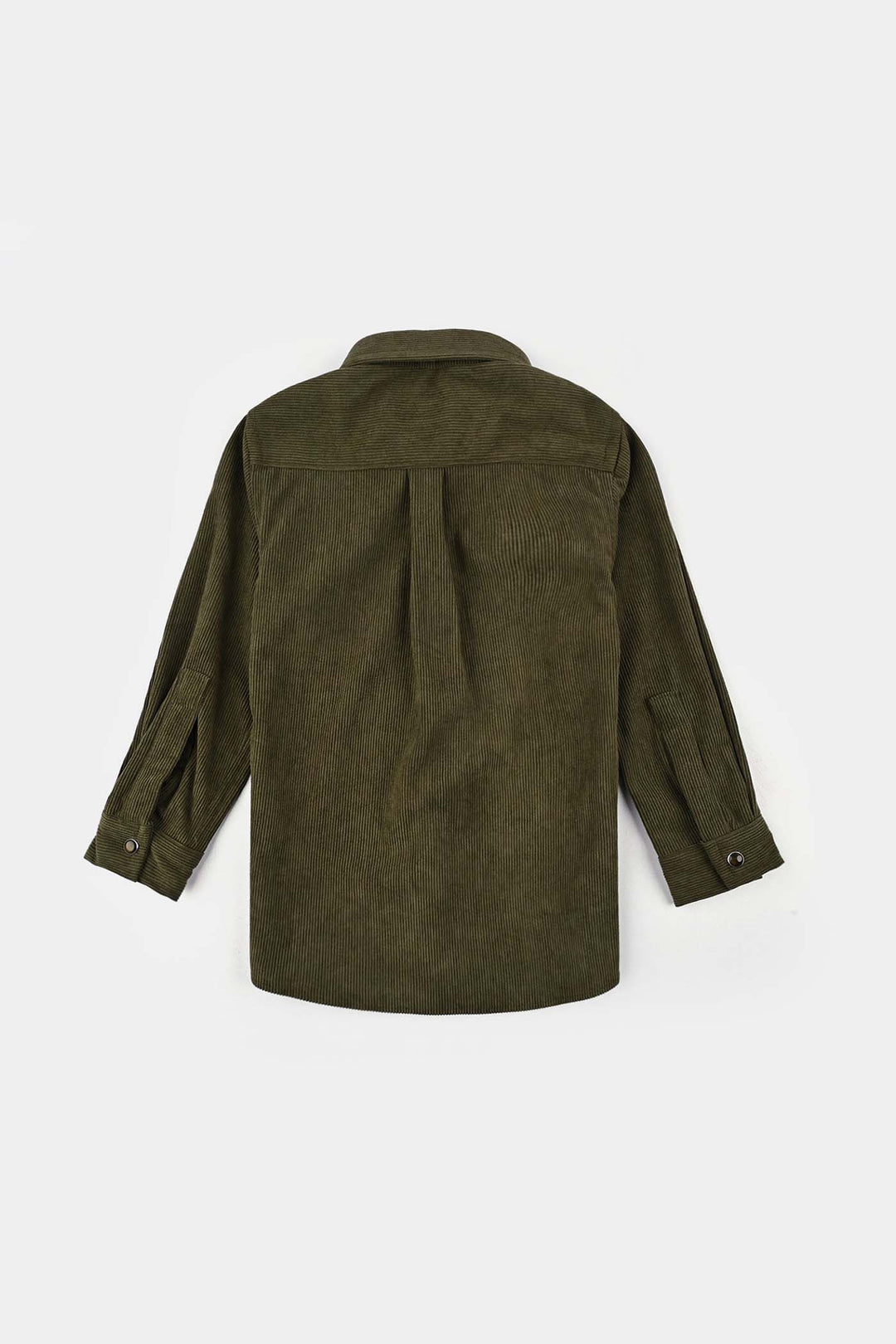 Boys Corduroy Shirt F/S (Ever cord) - Olive
