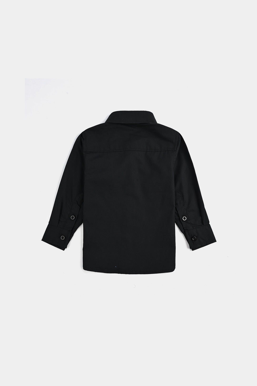 Infant Boys Cotton Shirt (Roar) - BLACK