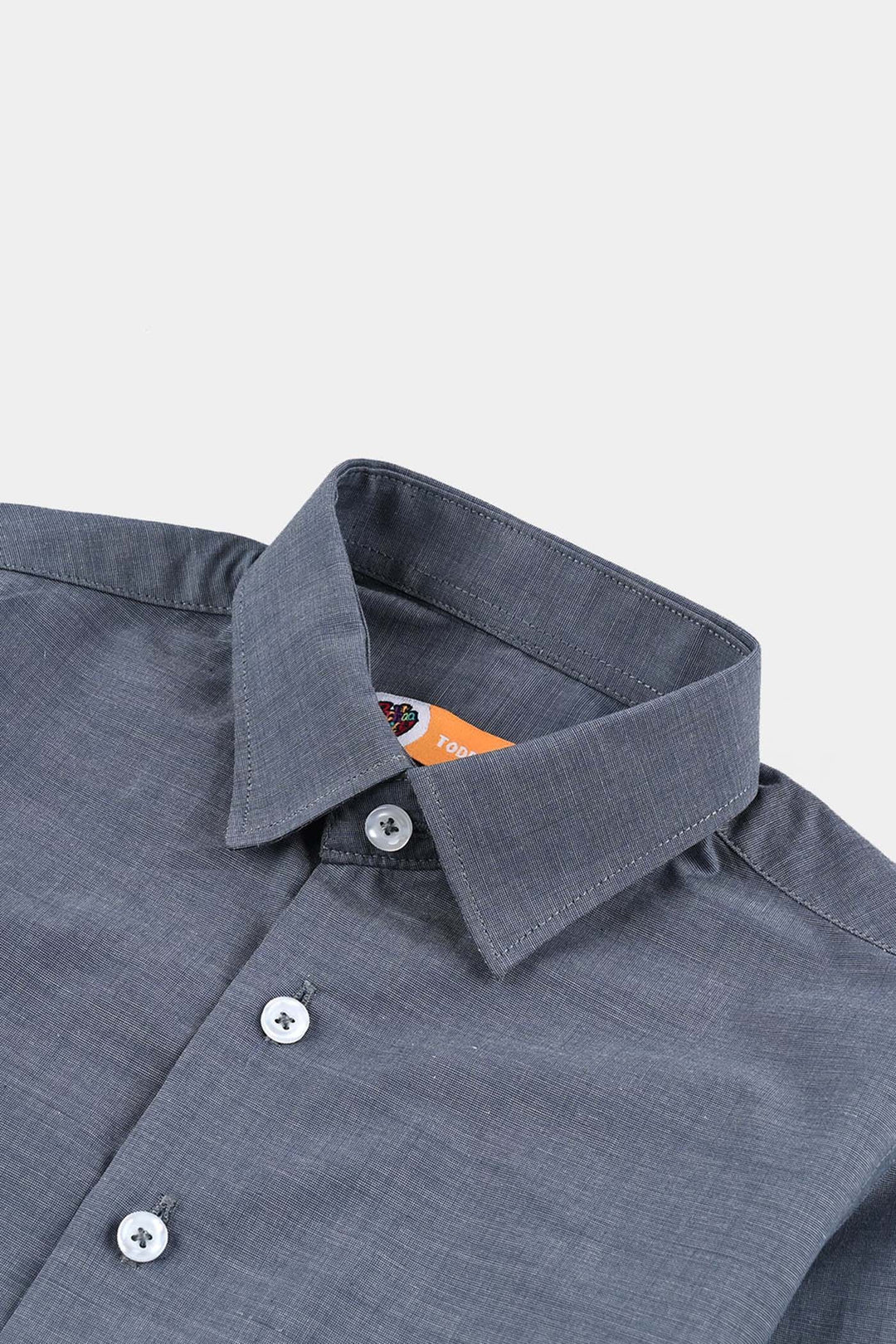 Boys Cotton Formal Shirt - GREY