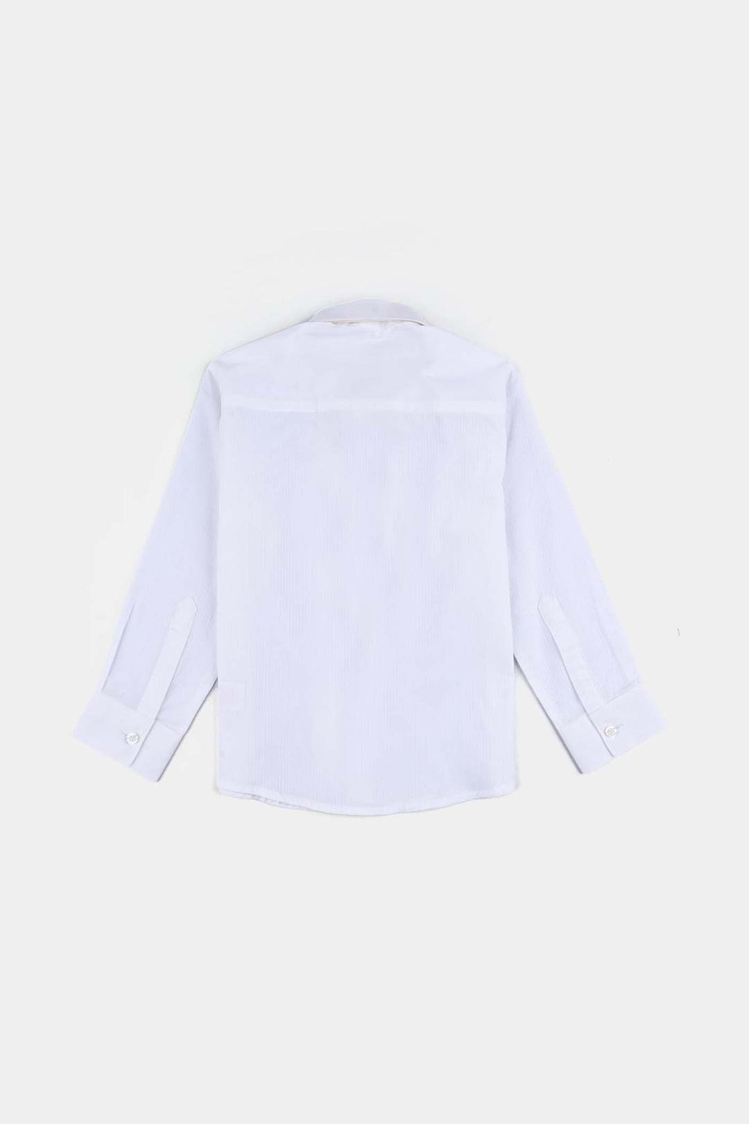 Boys Cotton Formal Shirt  - WHITE