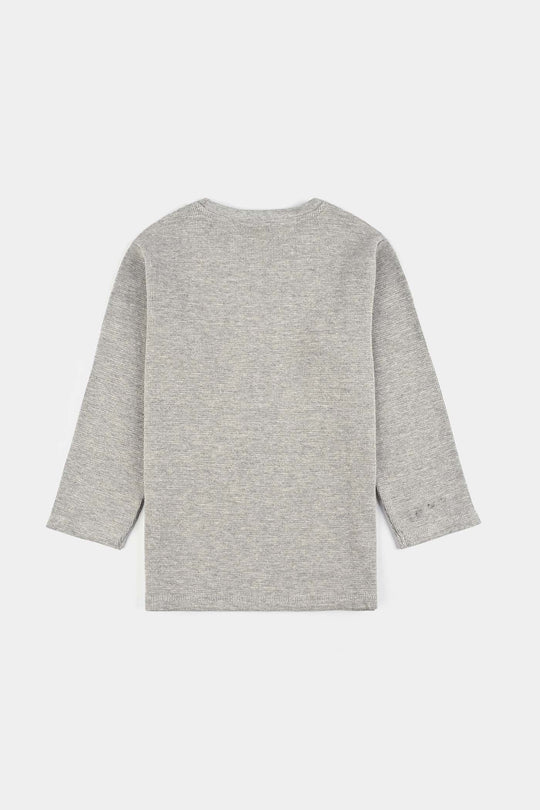 Boys Thermal T-Shirt F/S Creative Skill-Htr Grey
