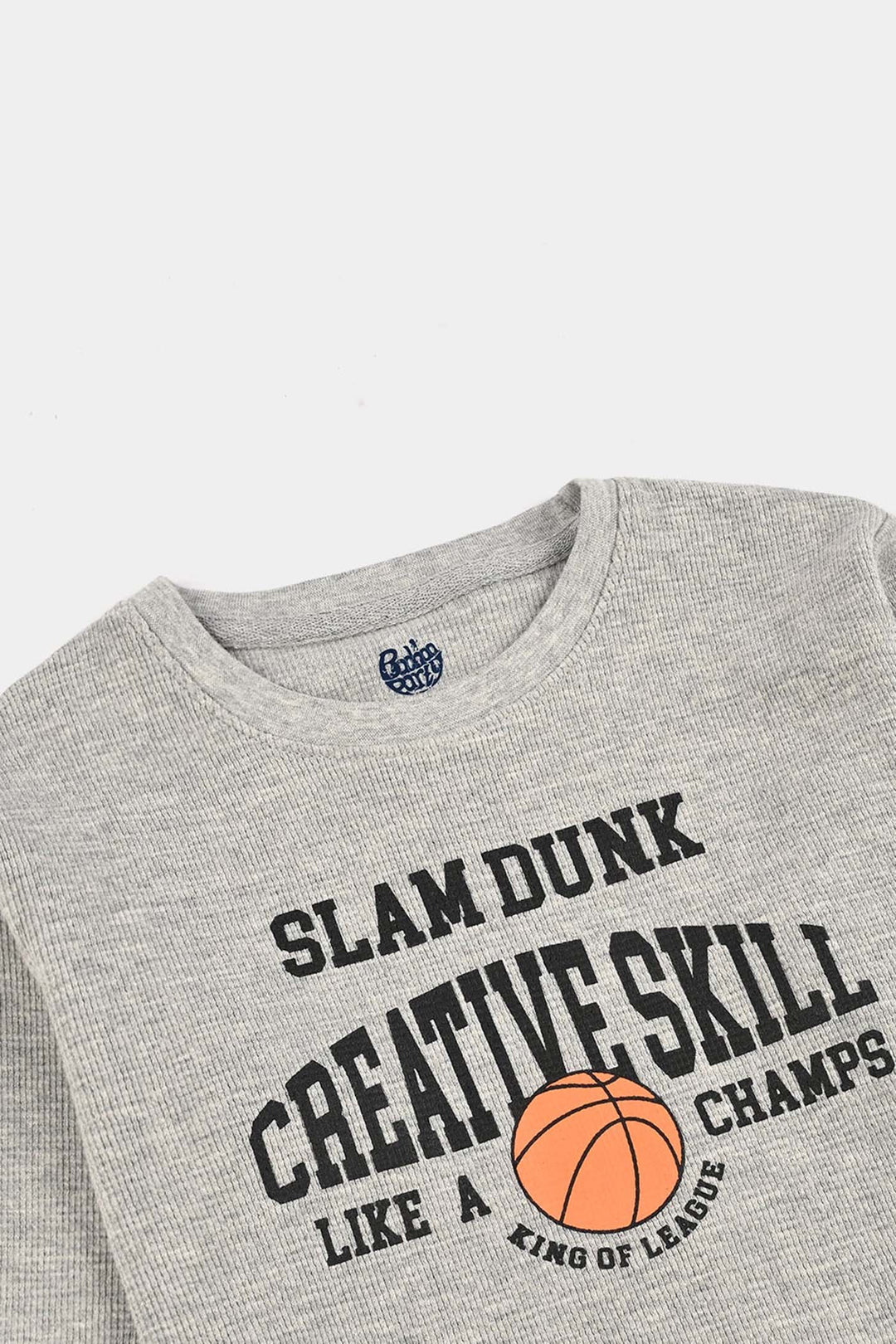 Boys Thermal T-Shirt F/S Creative Skill-Htr Grey