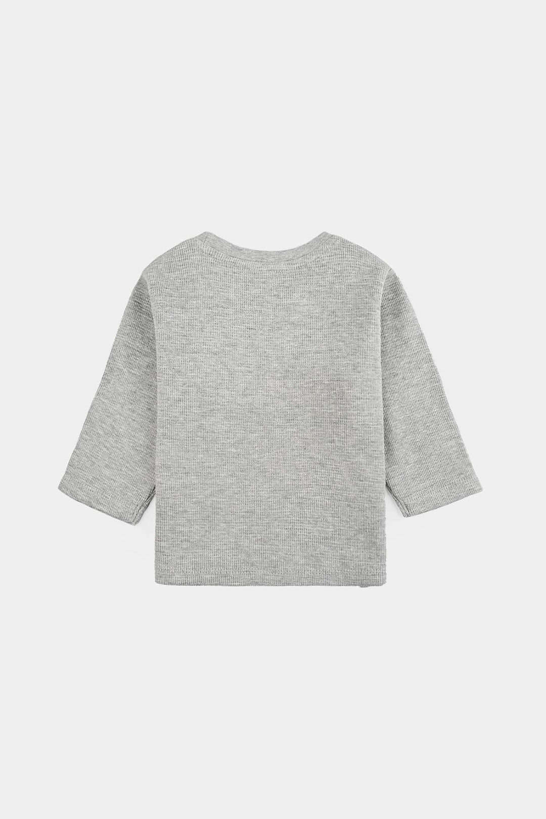 Infant Boys Thermal T-Shirt F/S Friends Forever-Htr.Grey