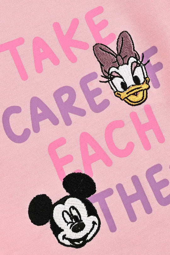 Infant Girls Cotton Jersey T-Shirt H/S Each Other-Candy Pink