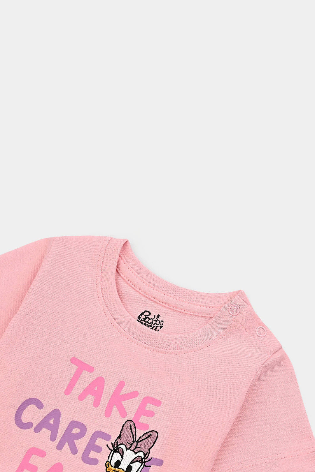 Infant Girls Cotton Jersey T-Shirt H/S Each Other-Candy Pink