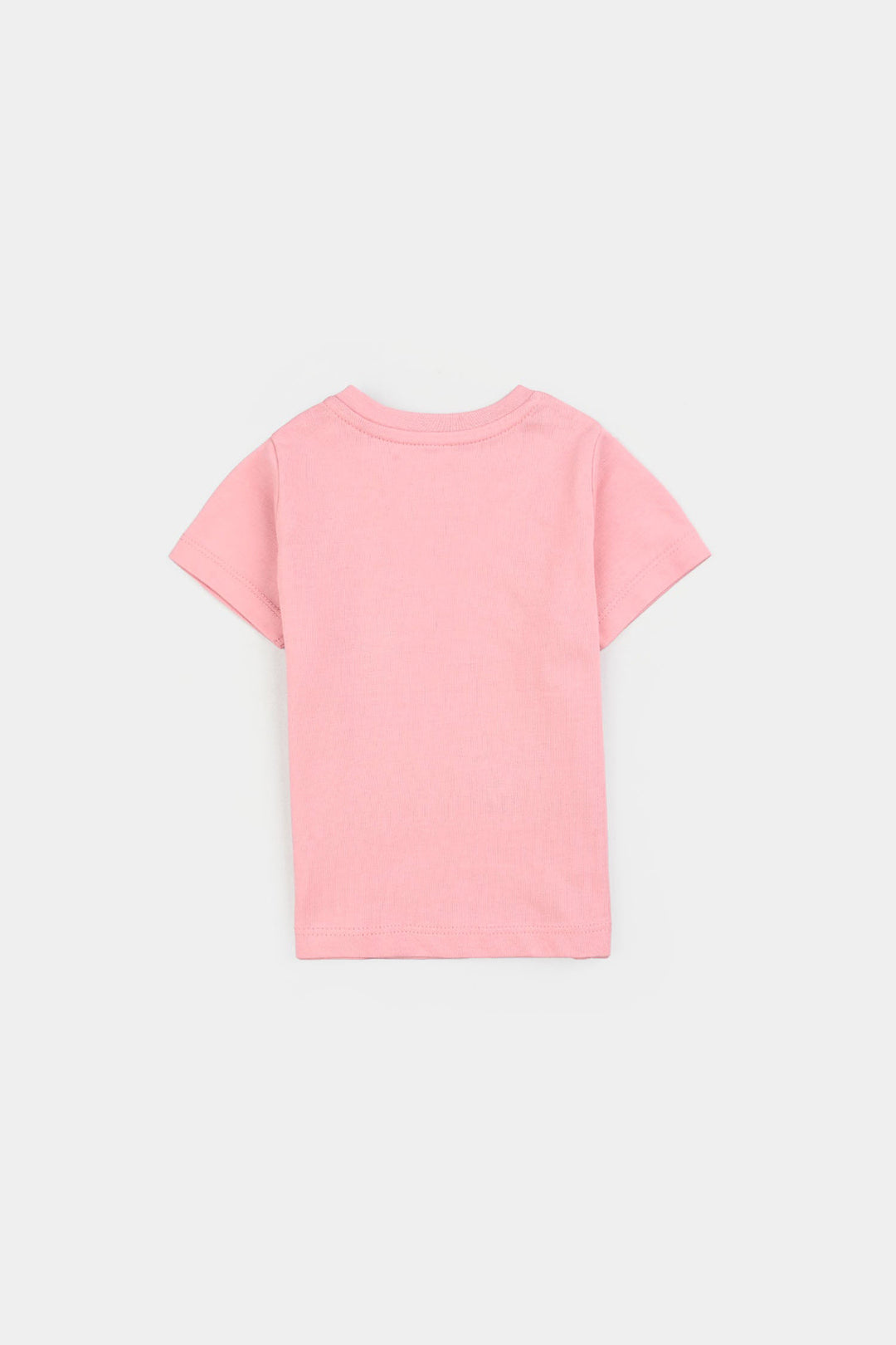 Infant Girls Cotton Jersey T-Shirt H/S Each Other-Candy Pink