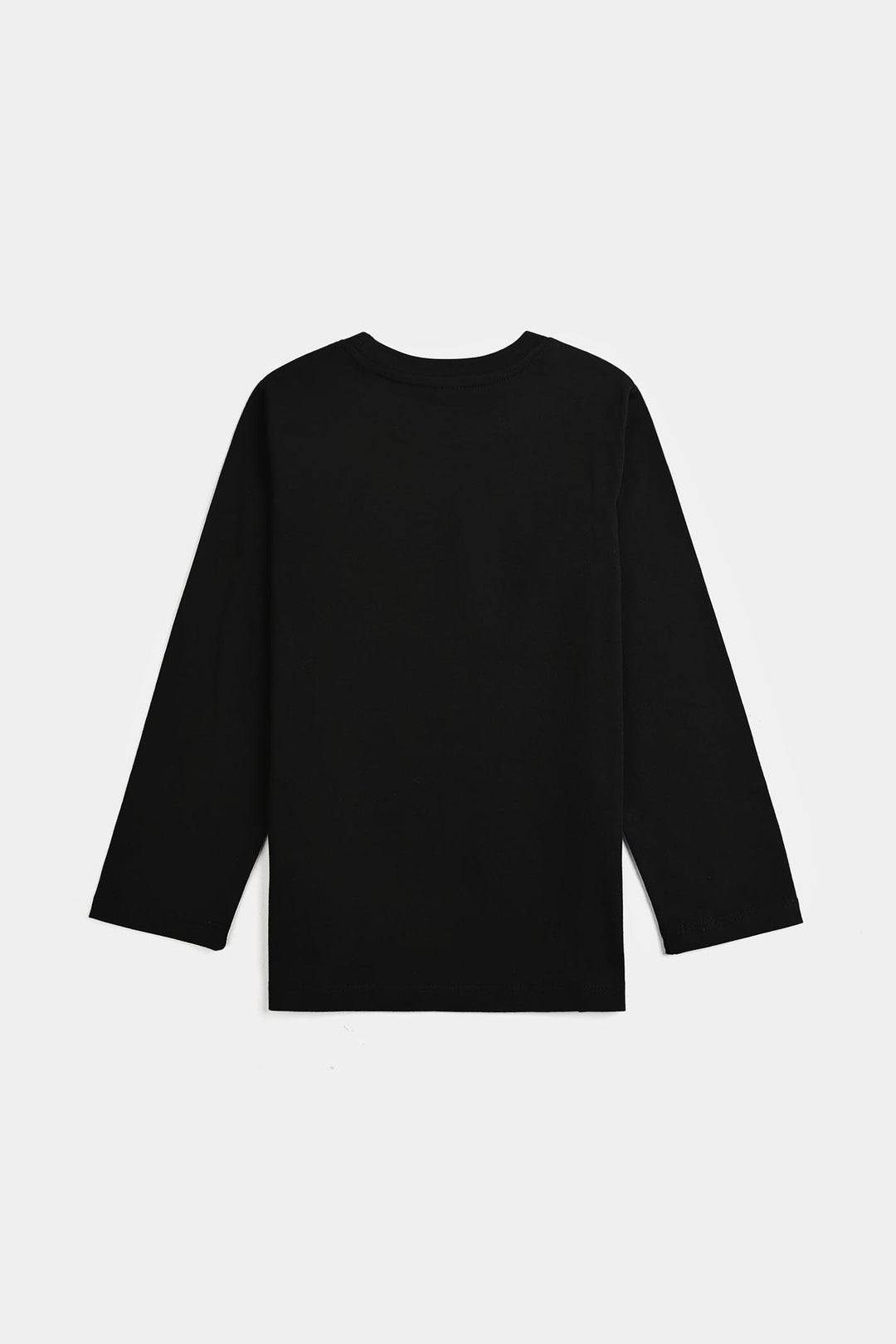 Girls Cotton Jersey T-Shirt F/S-BLACK