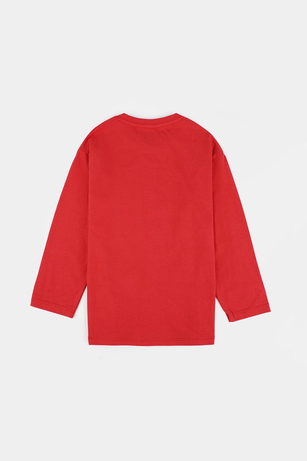 Boys Cotton Jersey T-Shirt F/S-Chines Red