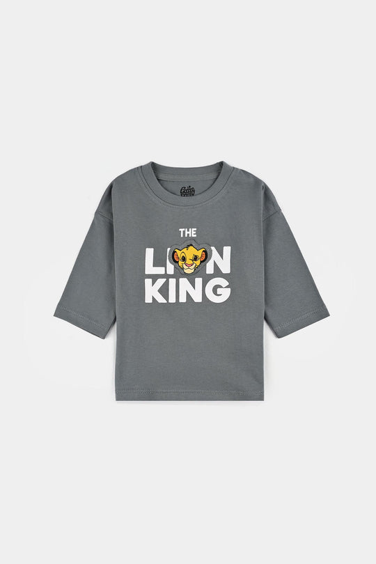 Infant Boys Cotton Jersey T-Shirt F/S Lion King