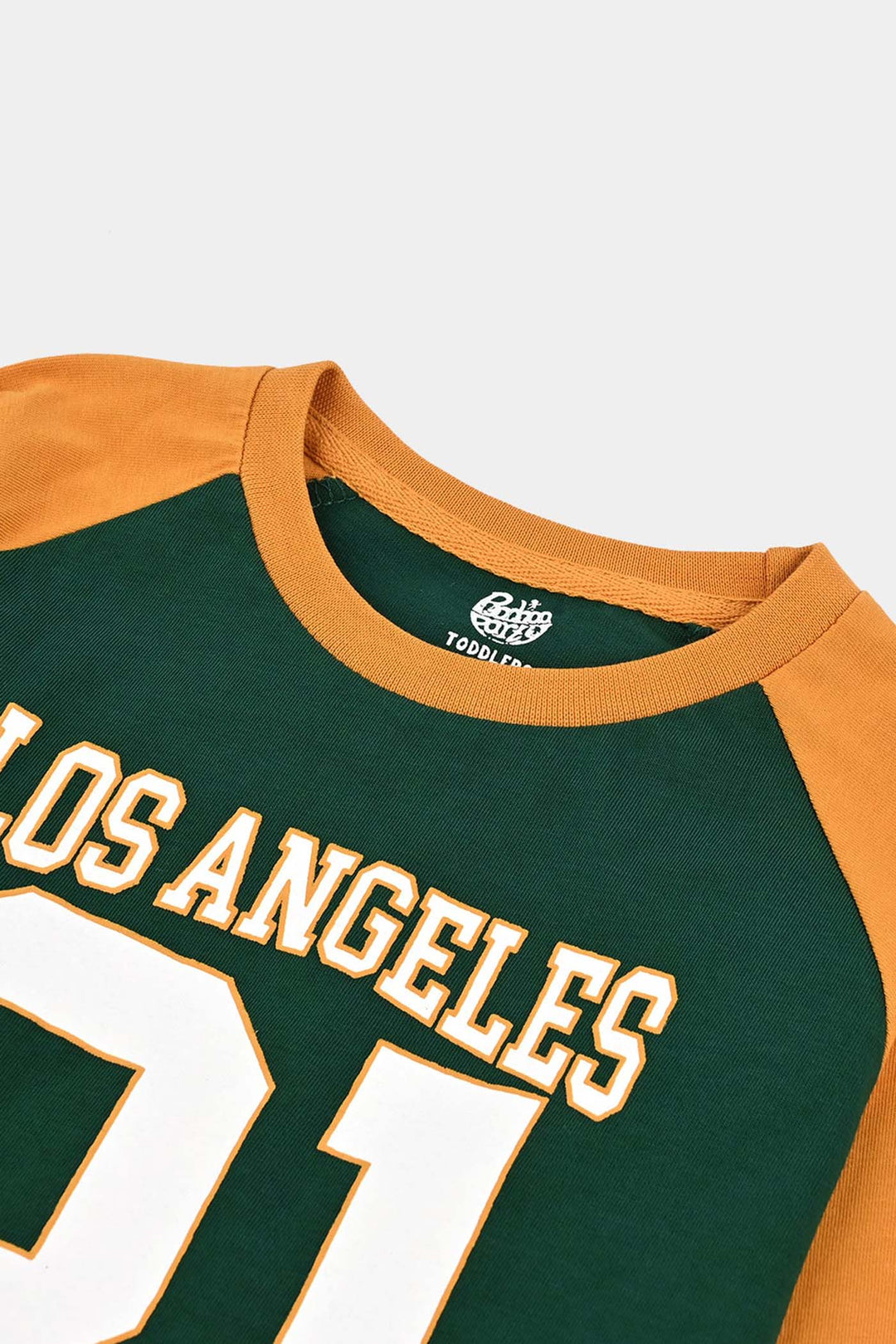 Boys Cotton Jersey T-Shirt (F/S Los Angeles 21) - Green