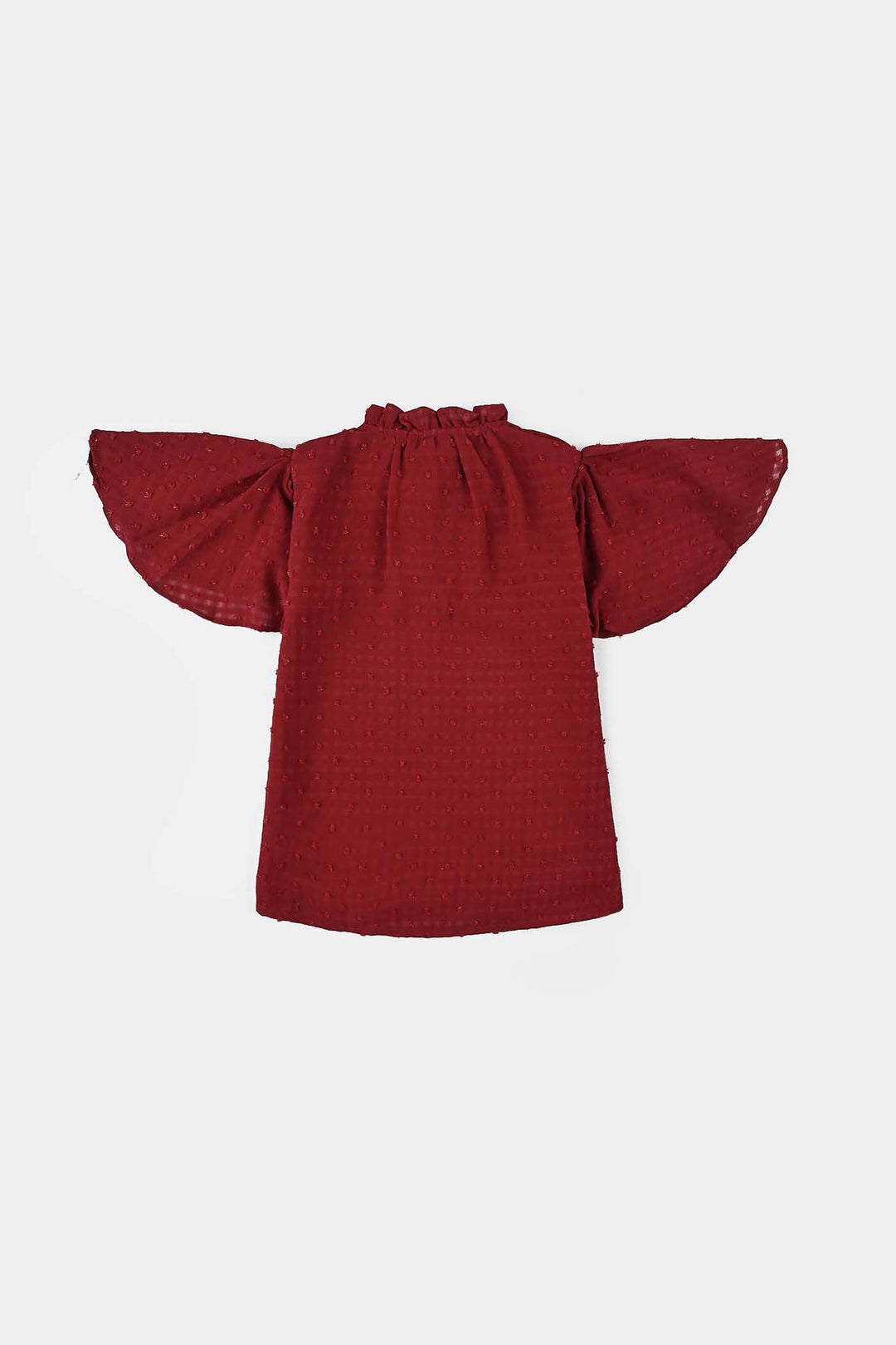 Girls Casual Top -MAROON Chiffon