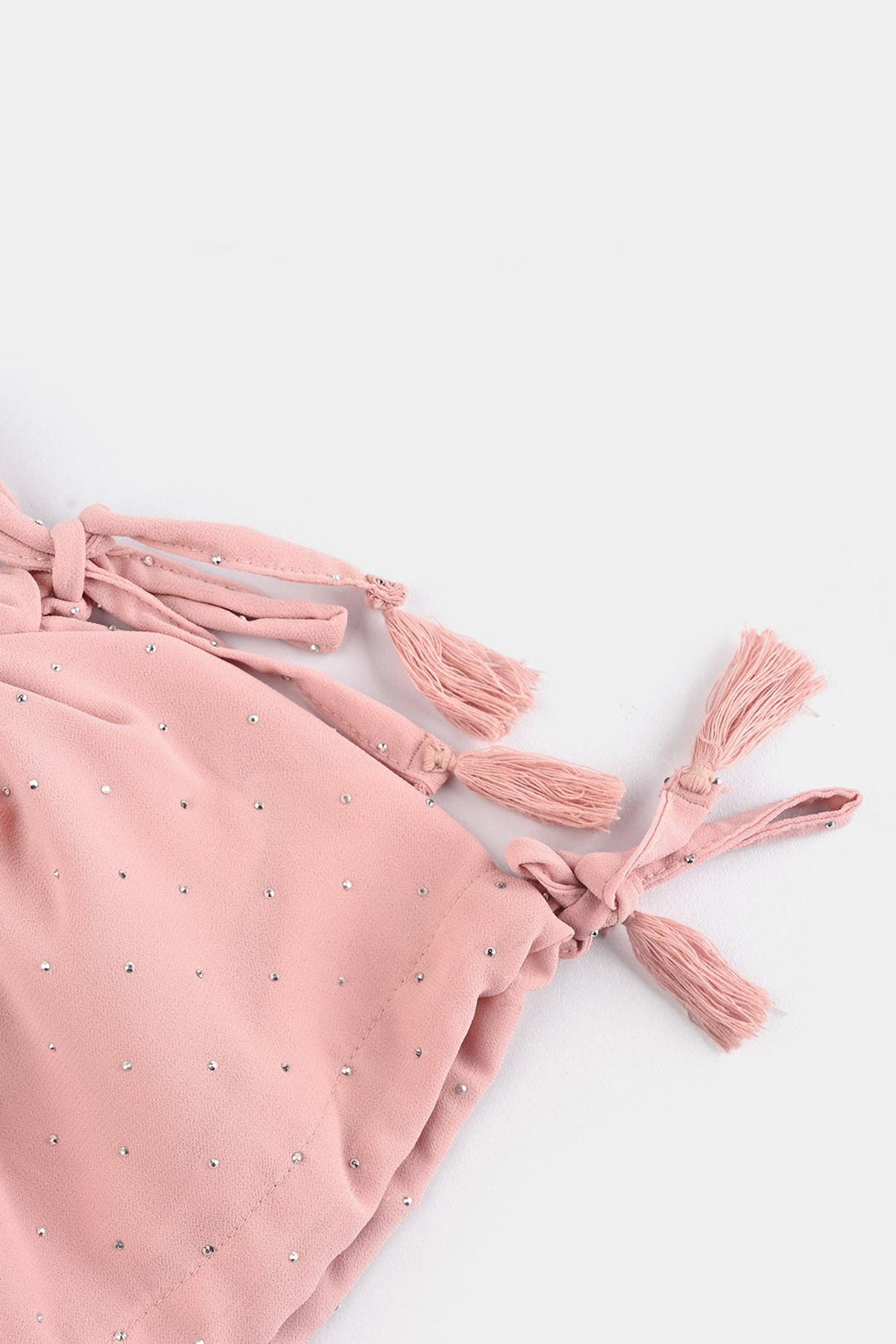 Infant Girls Georgette Casual Top Pink Star Dust-Pink