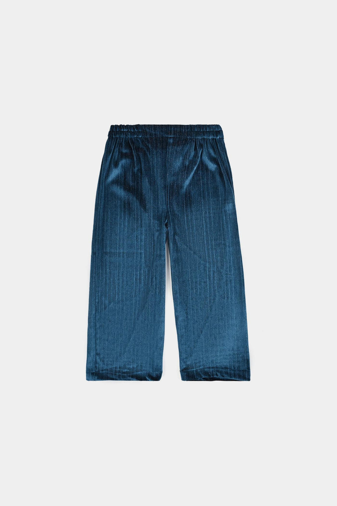 Girls Velvet Co-Ord Set - Teal Green