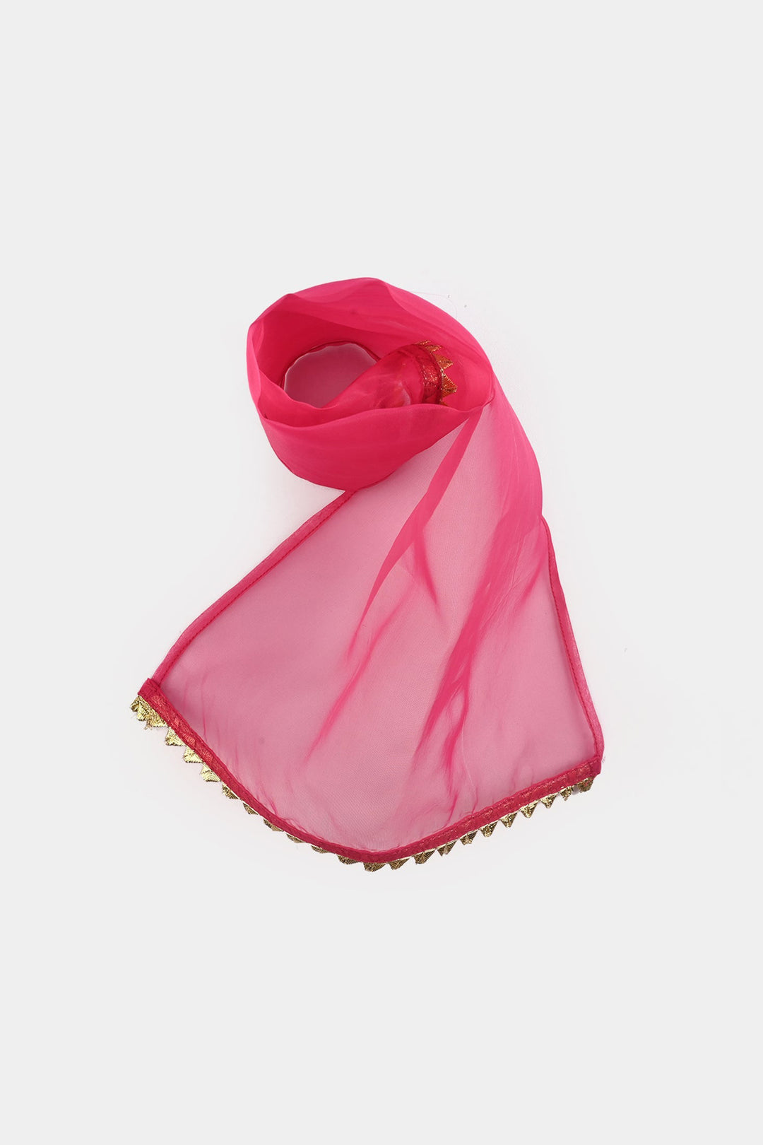 Infant Girls Raw Silk Fancy 3Pcs Falak-BLACK