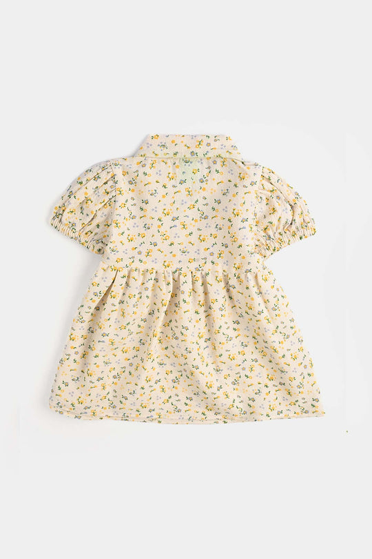 Girls Poly Net Casual Frock Cute Little