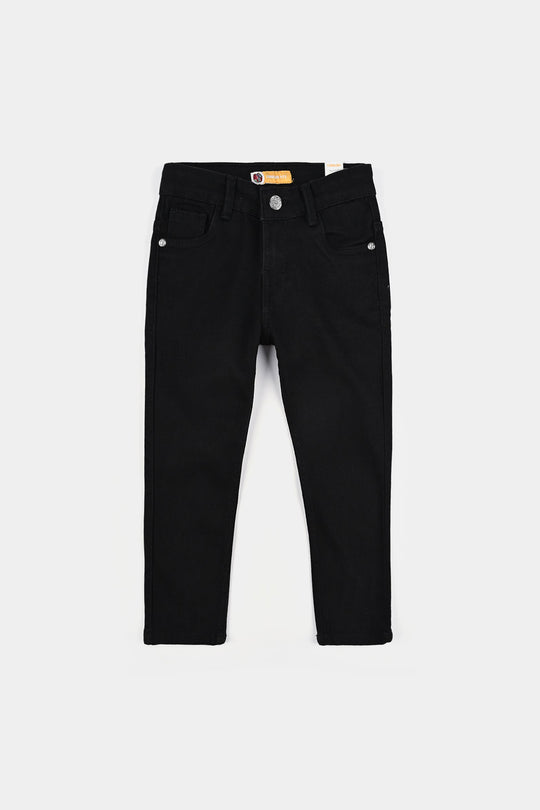 Boys Denim Stretch Pant Basic - BLACK
