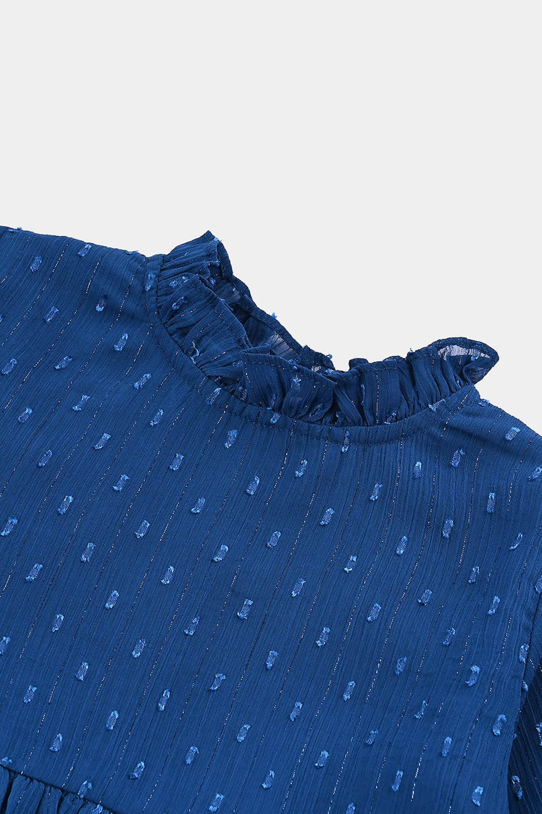 Girls Chiffon Casual Frock - Blue