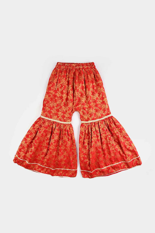 Girls Velvet 3Pcs Noor-Navy Blue