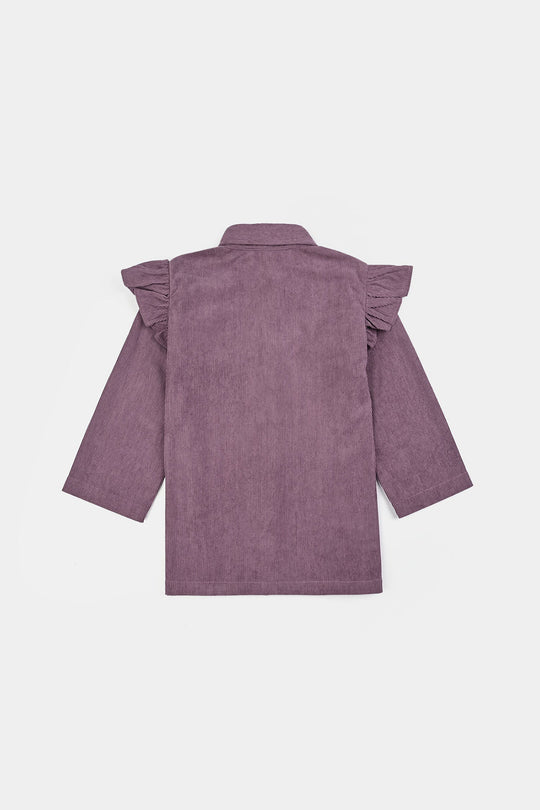 Girls Corduroy Co-Ord Set-LAVENDER