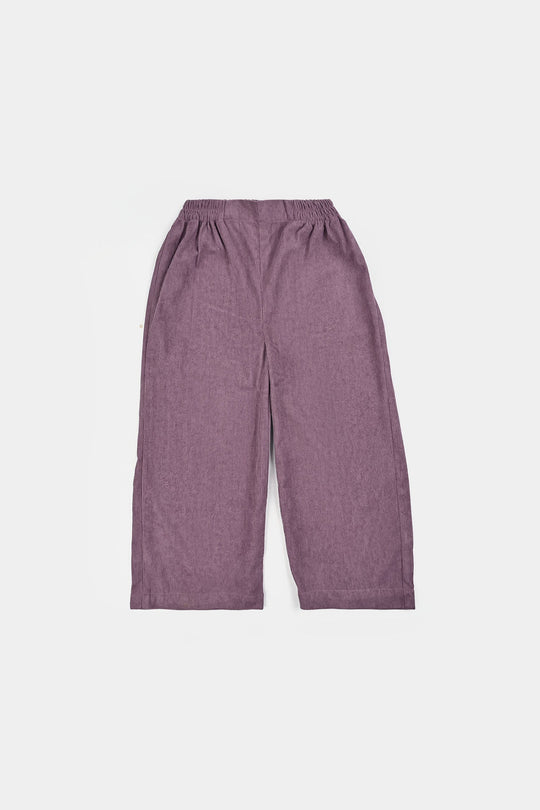 Girls Corduroy Co-Ord Set-LAVENDER