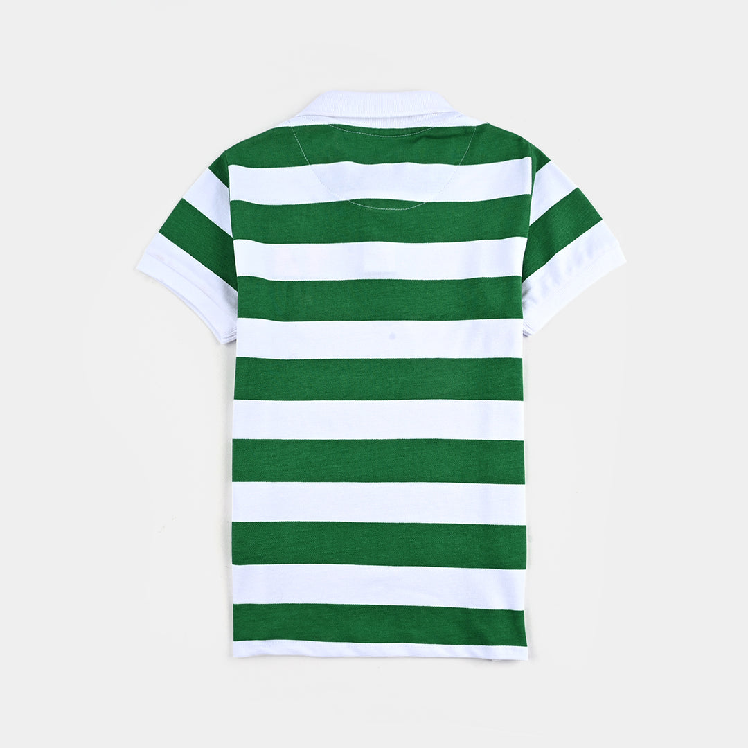 Boys Poly Cotton Polo No.14-Snow White