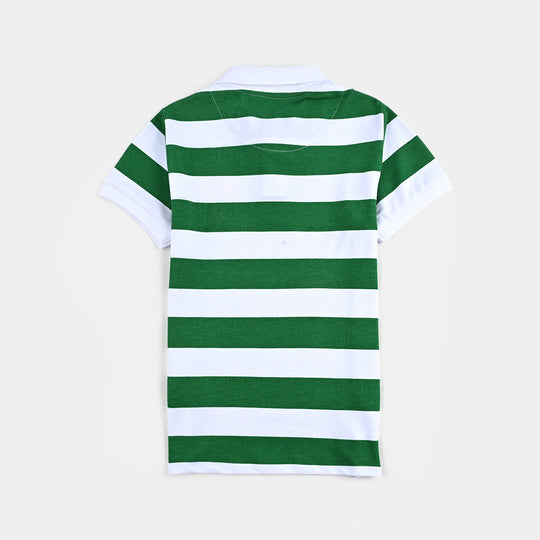 Boys Poly Cotton Polo No.14-Snow White